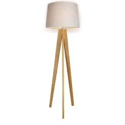 Poppy Tripod Floor Lamp - Natural -Home Lighting 12816482 1704831918024251