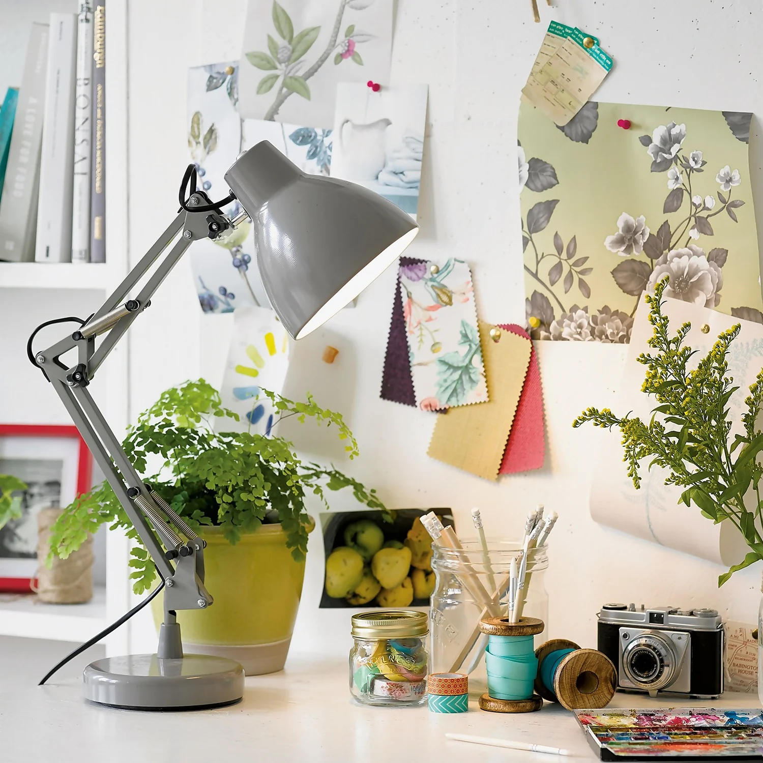 Lucas Angled Desk Lamp - Duck Egg 2 Lucas Angled Desk Lamp - Duck Egg