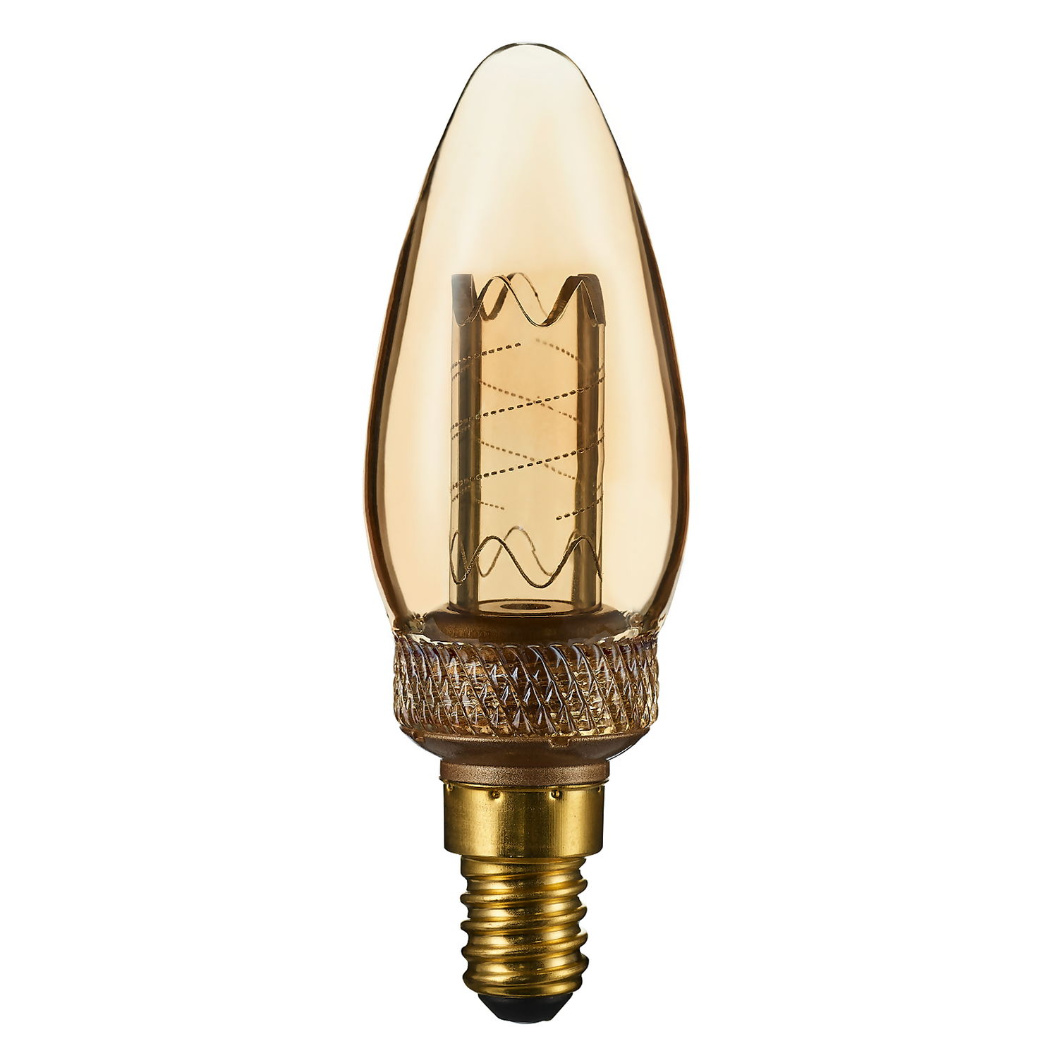 TCP LED Vintage Candle 9WEQ E14 Twist Light Bulb 3 TCP LED Vintage Candle 9WEQ E14 Twist Light Bulb