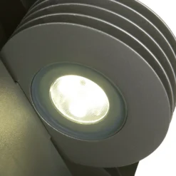 Lutec Split LED Up & Down Outdoor Wall Light - Anthracite -Home Lighting 12819091 1674952691603195