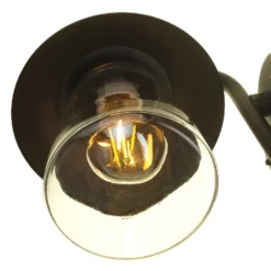 Lutec Cate E27 IP44 Outdoor Wall Lantern - Black With Rust Effect 11 Lutec Cate E27 IP44 Outdoor Wall Lantern - Black With Rust Effect -Home Lighting 12819161 1704952656793757