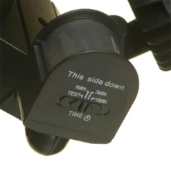 Lutec Shrimp Twin Head Outdoor LED PIR Wall Light - Black -Home Lighting 12819186 1564832982861864