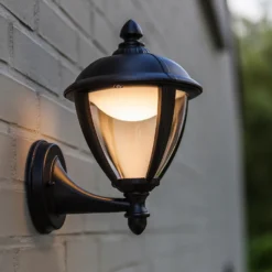 Lutec Unite LED Outdoor Wall Lantern - Black -Home Lighting 12819192 1144952682788166