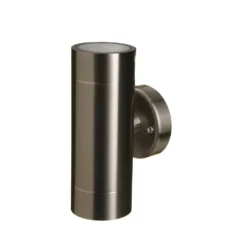 Lutec Rado Up & Down Outdoor Wall Light - Stainless Steel -Home Lighting 12819217 1044832982486882