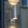 Lutec Rado Up/Down PIR Outdoor Wall Light - Stainless Steel 2 Lutec Rado Up/Down PIR Outdoor Wall Light - Stainless Steel -Home Lighting 12819275 1544952877381213