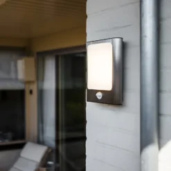 Lutec Face 13W LED PIR Outdoor Wall Light - Stainless Steel 9 Lutec Face 13W LED PIR Outdoor Wall Light - Stainless Steel -Home Lighting 12819285 1504952877278859