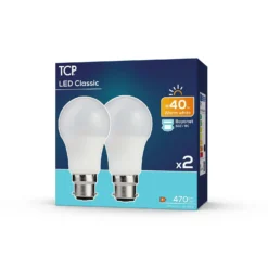 TCP LED Classic 40W BC Warm - 2 Pack -Home Lighting 12824285 6364963829291754