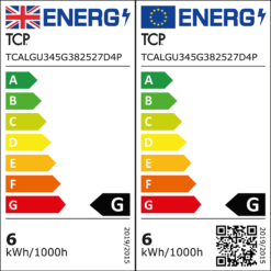 TCP LED Glass GU10 50W Warm Dimmable Light Bulb - 4 Pack -Home Lighting 12824741 1474891505926023