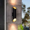 Eglo Agolada Outdoor LED Wall Light - Black & Copper -Home Lighting 12828401 1444952642933730