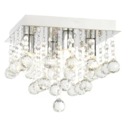 Orlando 23cm Square Flush - Chrome 6 Orlando 23cm Square Flush - Chrome -Home Lighting 12831932 2084938927546246