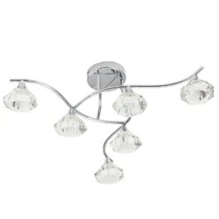 Reena 6 Light Flush IP44 - Chrome 7 Reena 6 Light Flush IP44 - Chrome -Home Lighting 12831935 1724832988225222