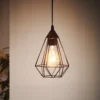Eglo Tarbes Small Pendant Light - Black 1 Eglo Tarbes Small Pendant Light - Black -Home Lighting 12836707 1214940998958715