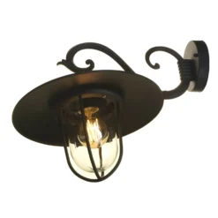Lutec Lucy Outdoor Wall Lantern - Black -Home Lighting 12840500 1894833193472871
