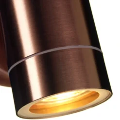 Lutec Rado Up & Down Outdoor Wall Light - Copper -Home Lighting 12840510 6864952869520127