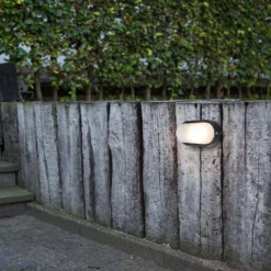 Lutec Echo Outdoor Bulkhead Light - Black -Home Lighting 12840603 4274952656964022