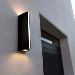 Lutec Leo LED Up & Down Outdoor Wall Light - Anthracite -Home Lighting 12840627 1824952656643943
