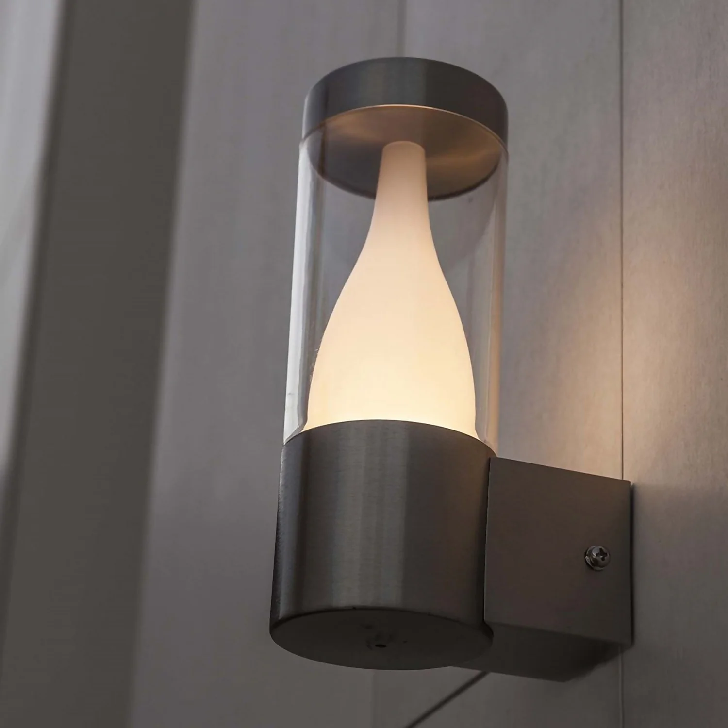 Lutec Virgo LED Stainless Steel Outdoor Wall Light 3 Lutec Virgo LED Stainless Steel Outdoor Wall Light