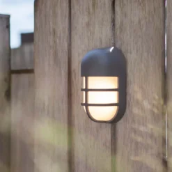 Lutec Bullo Outdoor Bulkhead Light - Anthracite -Home Lighting 12840632 2134952694885864