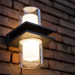 Lutec Tango LED Up & Down Outdoor Wall Light - Anthracite -Home Lighting 12840635 6994952683019088