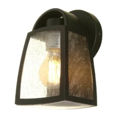 Lutec Kelsey Outdoor Wall Lantern - Black -Home Lighting 12840644 1294833191694306