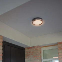 Lutec Rola LED Outdoor Bulkhead Light - Anthracite -Home Lighting 12840746 2044952683020768