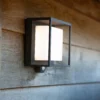 Lutec Curtis Solar LED Outdoor Wall Light With PIR Motion Sensor -Home Lighting 12840750 2404952682864111