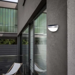 Lutec Bubble Solar LED Outdoor Wall Light With PIR Motion Sensor -Home Lighting 12840752 2834952869585191
