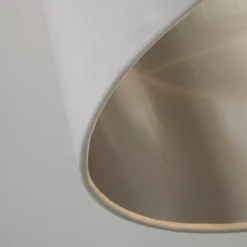 House Beautiful Samet Velvet Drum Shade - Grey - 45cm -Home Lighting 12882892 1404861119889041