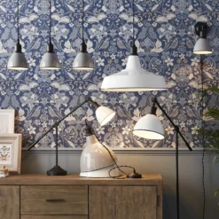 Country Living Farmhouse Dome Pendant Light - White - 31cm -Home Lighting 12882895 3394860936498534