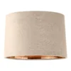 House Beautiful Samet Velvet Drum Shade - Champagne - 30cm -Home Lighting 12882901 7864861161817566
