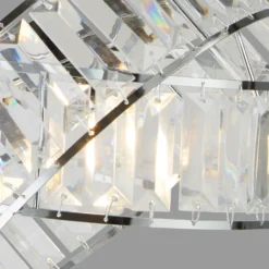 Dita 2 Band Chrome Non-Elec Light Shade -Home Lighting 12886903 1024911167664495