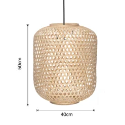 Reid Bamboo Easy Fit Shade -Home Lighting 12891605 7474860401926377