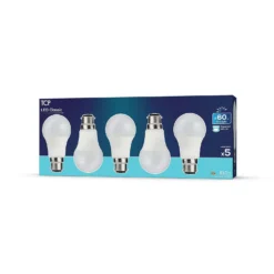 TCP Led Classic 60w Bc Daylight Bulb 5pk -Home Lighting 12891676 1074974964607577