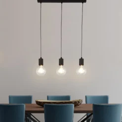 Jay 3 Light Ceiling Fitting - Charcoal -Home Lighting 12908187 1154936635470769