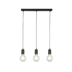 Jay 3 Light Ceiling Fitting - Charcoal -Home Lighting 12908187 2124936635512535