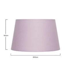 Clyde Mauve Taper Shade - 30cm 11 Clyde Mauve Taper Shade - 30cm -Home Lighting 13139371 2094900552369179