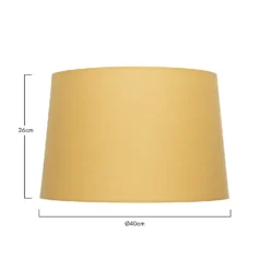Clyde Ochre Taper Shade - 40cm 12 Clyde Ochre Taper Shade - 40cm -Home Lighting 13139379 1974900554687720