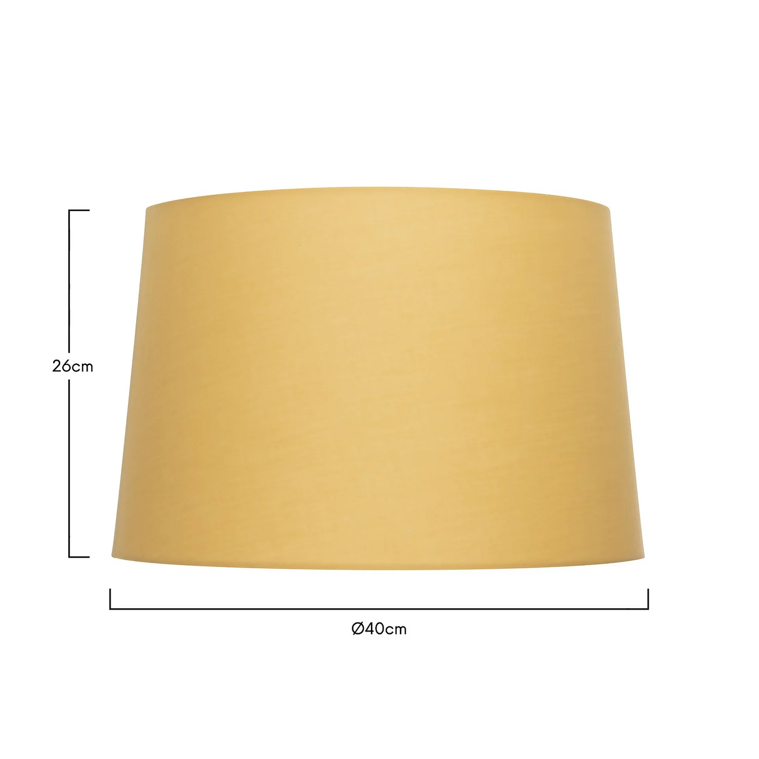 Clyde Ochre Taper Shade - 40cm 7 Clyde Ochre Taper Shade - 40cm - Image 5