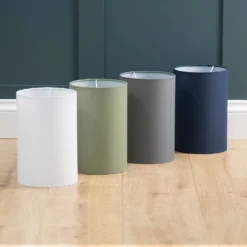 Clyde Charcoal Cylinder Shade - 16cm 13 Clyde Charcoal Cylinder Shade - 16cm -Home Lighting 13139383 4244944147934194