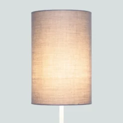 Clyde Charcoal Cylinder Shade - 16cm 10 Clyde Charcoal Cylinder Shade - 16cm -Home Lighting 13139383 8204900551043239