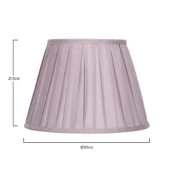 Raye Fig Pleated Taper Silk Shade - 30cm 14 Raye Fig Pleated Taper Silk Shade - 30cm -Home Lighting 13139391 2314900556793981