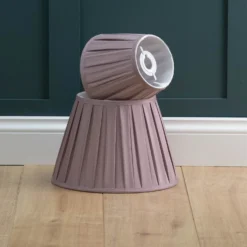 Raye Fig Pleated Taper Silk Shade - 30cm 15 Raye Fig Pleated Taper Silk Shade - 30cm -Home Lighting 13139391 4084944148113660