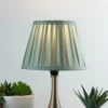 Raye Duck Egg Pleated Taper Silk Shade - 20cm -Home Lighting 13139394 6014952636313342