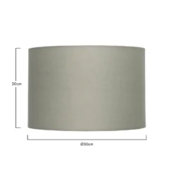 Clyde Sage Drum Shade - 30cm 12 Clyde Sage Drum Shade - 30cm -Home Lighting 13139395 7854900552015512