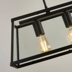 Bellevue 5 Light Industrial Pendant - Black -Home Lighting 13157971 3654911164824980