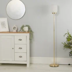Pearl Frosted Floor Lamp - White -Home Lighting 13177660 6185042042644854