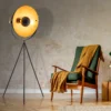 Kennedy Black & Gold Floor Lamp -Home Lighting 13191218 1494958576905077