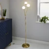 Orb 3 Light Floor Lamp - Brass & Opal -Home Lighting 13208308 1494896912940950