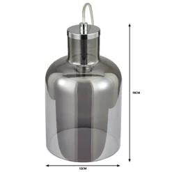 Jinx Table Lamp - Smoked Glass -Home Lighting 13208310 9014909895139171