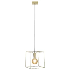Edge 1 Light Pendant - Polished Brass -Home Lighting 13208312 1814896913095621